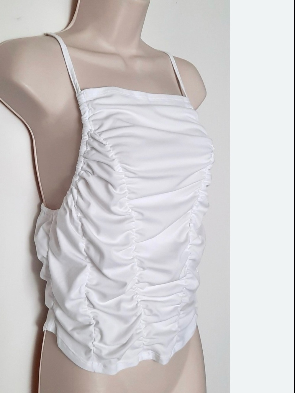 FP Movement by Free People White Ruched Camisole Top& bottom